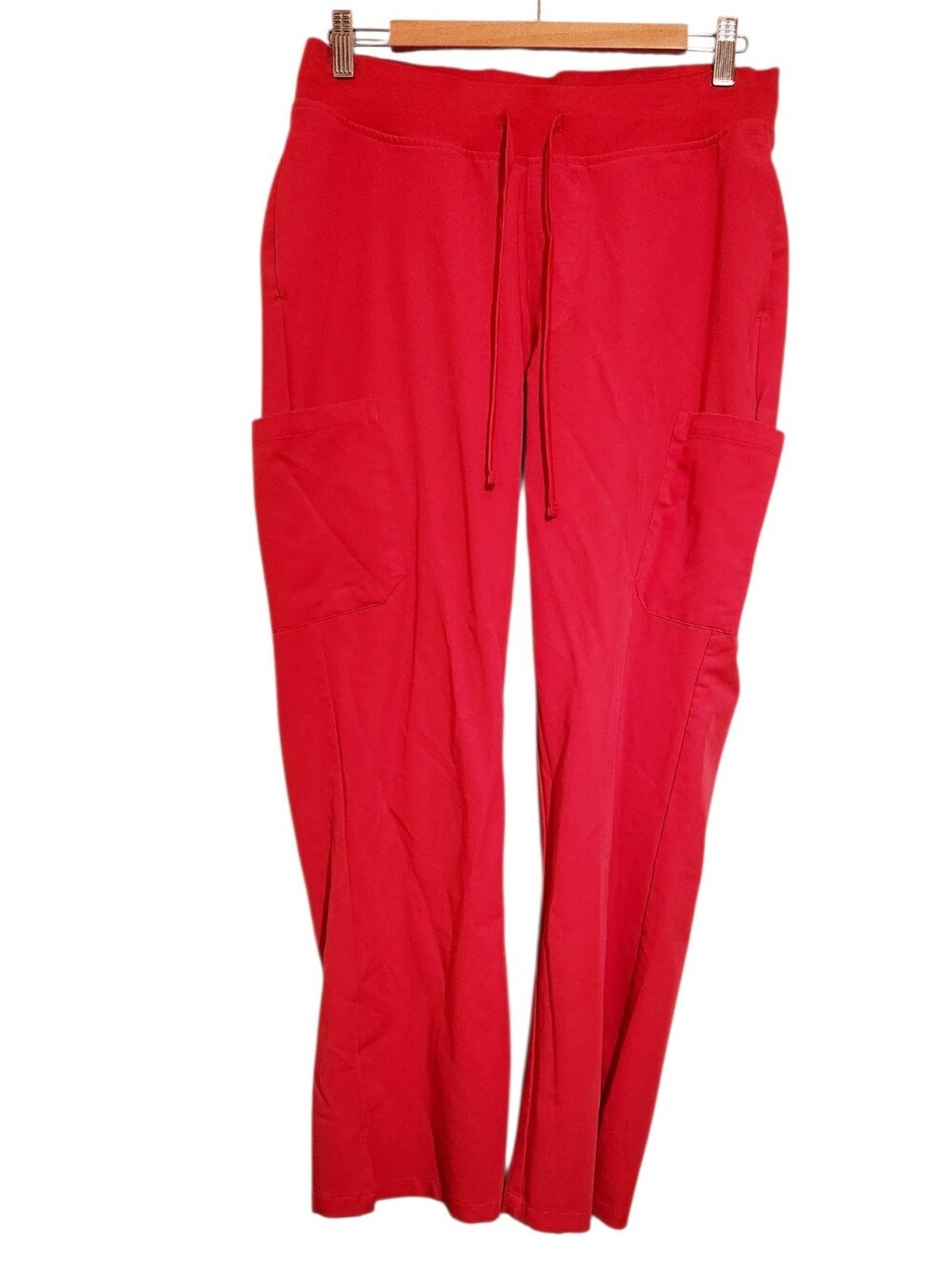 Mandala | Women's Hot Pink Medical or Hospital Scrubs Pants (Size Petite Medium)